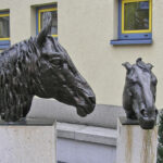 Zwei Pferdeportraits, Maja und Gajo